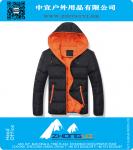 Mens Winter Jacket Mens Hooded Wadded Coats Outerwear Male Slim Casual Cotton Outdoors Outwear Jackets