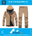 Tactical Softshell Camouflage Outdoors Jacket Set Men Army Sport Waterproof Hoody Clothing Set Military Jacket And Pants